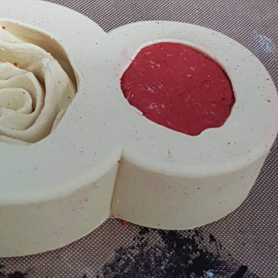 Demonstrating air dry clay in moulds